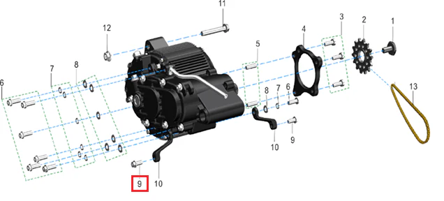 Perno M8×16 (KOMODO)